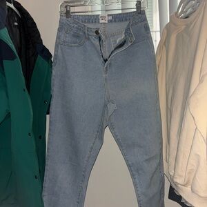 Princess Polly Light Wash Denim Jeans